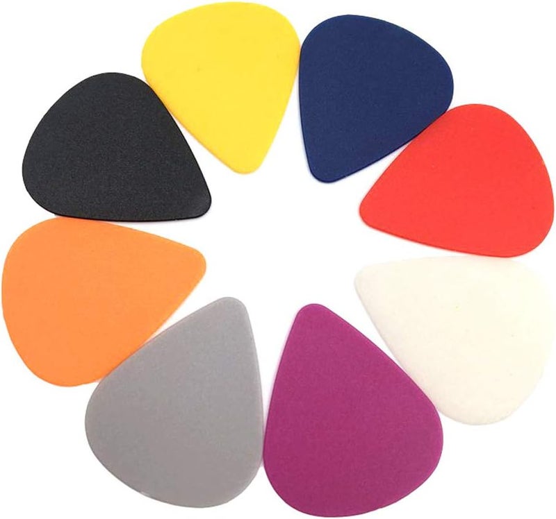 lasenersm 50 Pieces Multicolor Guitar Picks Premium Plastic Guitar Accessories Picks for Acoustic Electric Guitars Bass or Ukulele (Thickness 0.75 mm) - Image 1