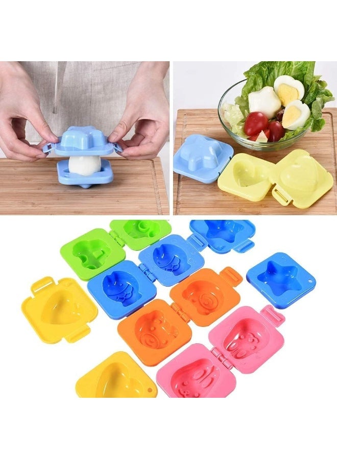 Boil Egg Mould Set, Fish Car Heart Shape Egg Sushi Rice Mold, Sushi Rice Making Moulder, Decorating Fondant Cake Tool, Easy to Use, for Children's Parties, Picnics, Birthdays, 6 Pack - Image 3