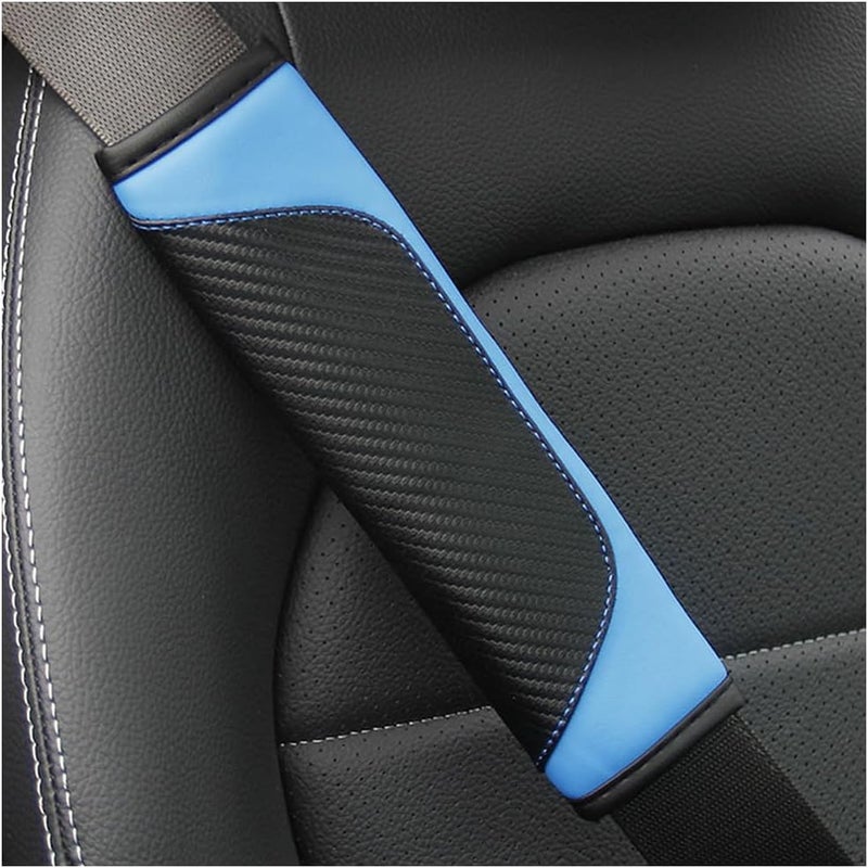 Osilly Carbon Fiber Seat Belt Covers - 2PCS - Image 1