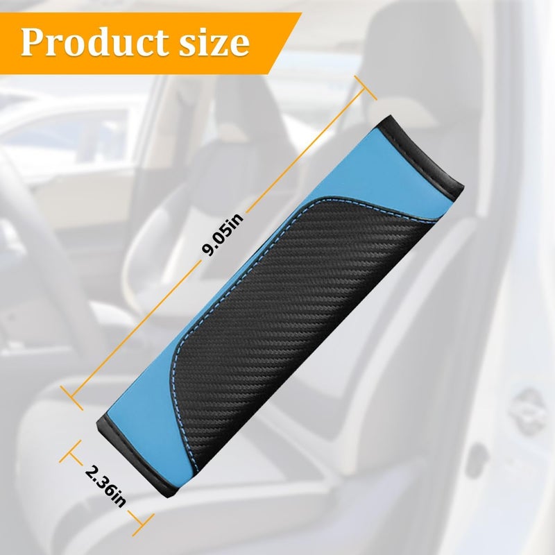 Osilly Carbon Fiber Seat Belt Covers - 2PCS - Image 2