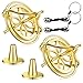 meekoo 2 Packs Gyroscope Toys Metal Anti Gravity Colorful Precision Top Gyroscope for Christmas Educational Birthday GiftsGold - Image 2