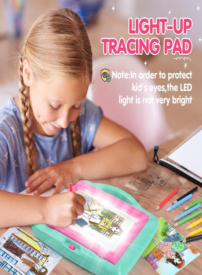 PLAY Light Up Tracing Pad for Kids, LED Tracing Pad Toys for Girls Ages 6-12, Arts & Crafts Writing Drawing Tracer Board, Birthday Toys Gifts Ideas for Girl or Boy 6+ Year Old - Image 2
