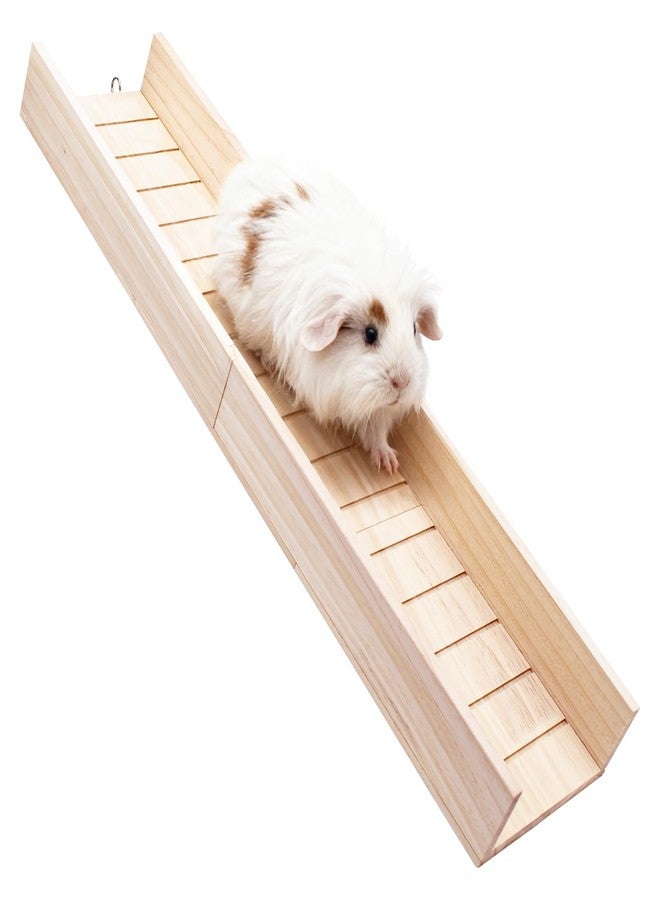 MHLLGN Wooden Guinea Pig Ramp for Cage, Hamster Ladder Toys, Bridge Cage Accessories for Guinea Pig, Hamster, Rats, Chinchillas, Squirrels - Image 1
