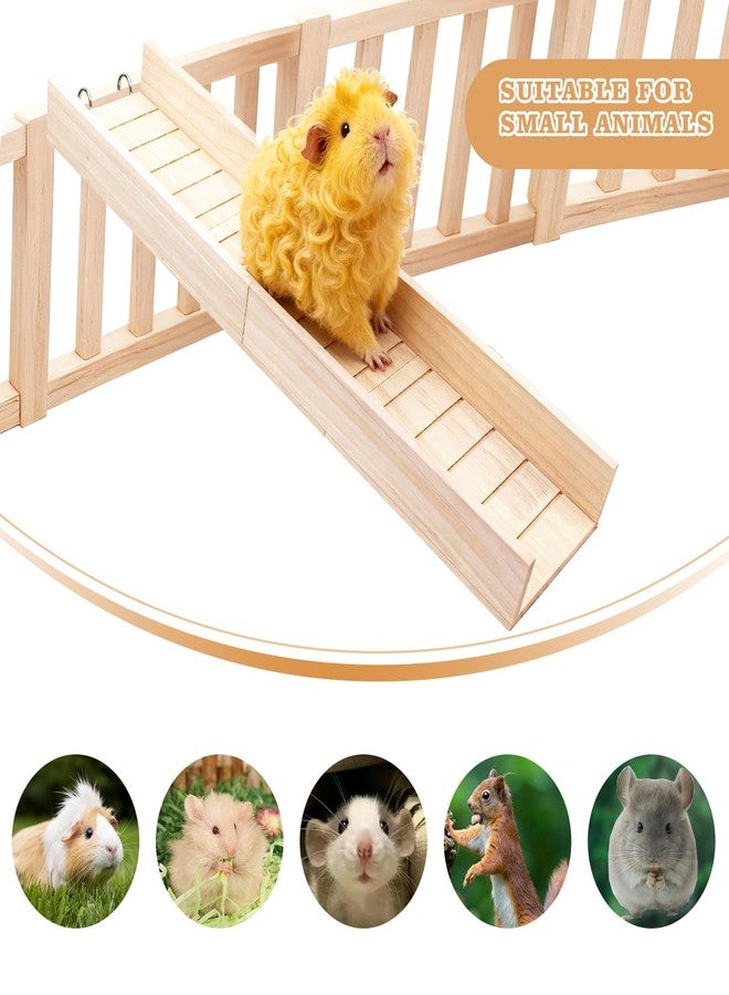 MHLLGN Wooden Guinea Pig Ramp for Cage, Hamster Ladder Toys, Bridge Cage Accessories for Guinea Pig, Hamster, Rats, Chinchillas, Squirrels - Image 4
