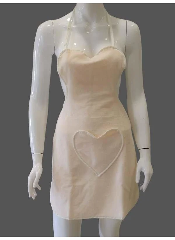 Ender Home Kitchen Apron Triga Towel Adjustable Hanger Heart Pocket Apron