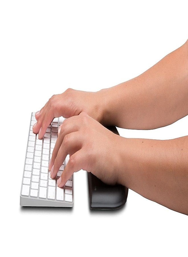Kensington ErgoSoft Wrist Rest for Slim, Compact Keyboards, Black (K52801WW), 3.9 x 0.4 x 11.1 inches - Image 2