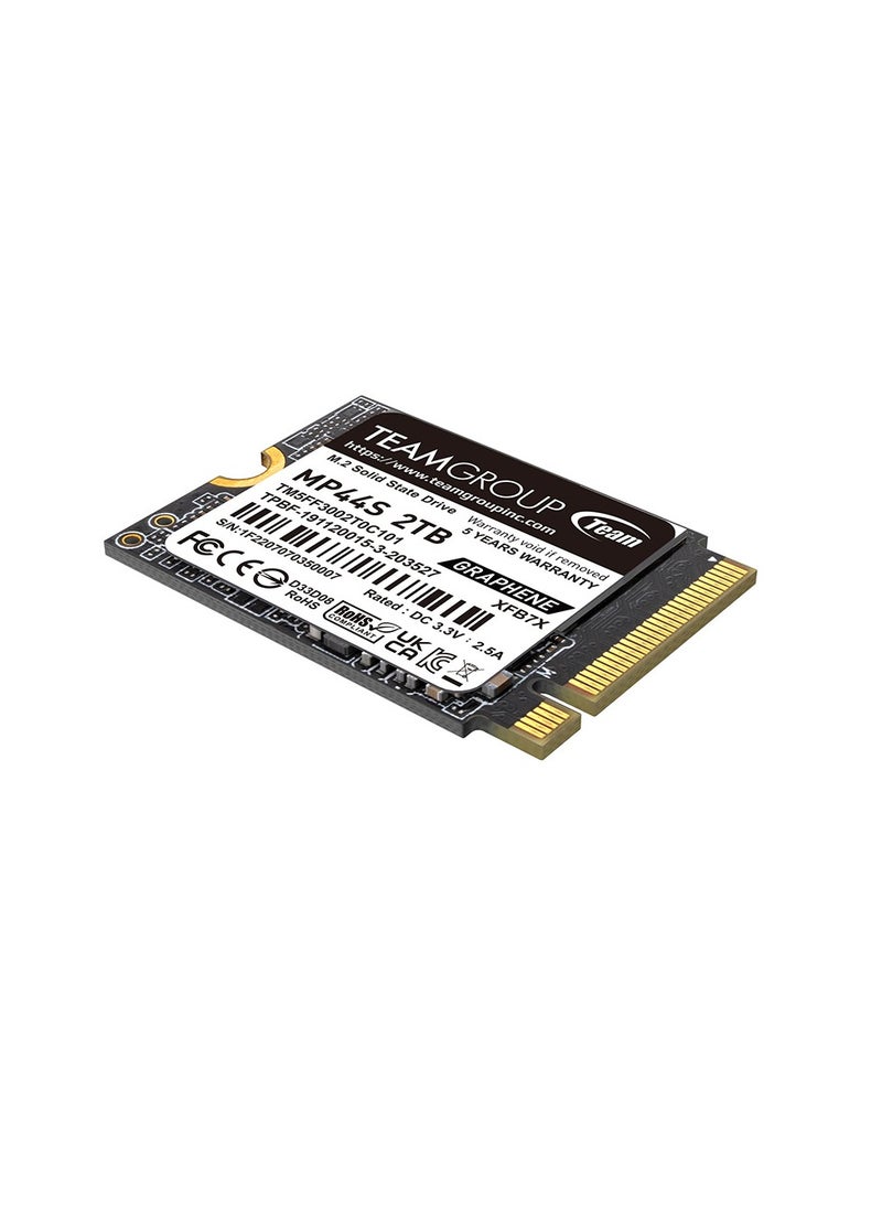 MP44S High Performance SSD 2TB SLC Cache Gen 4x4 M.2 2230 PCIe 4.0 NVMe, Compatible with Steam Deck, ASUS ROG Ally, Mini PCs (R/W Speed up to 5,000/3,500MB/s) TM5FF3002T0C101