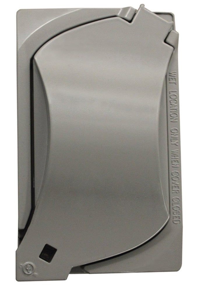 Sigma Electric Sigma Engineered Solutions, Gray 14147 1-Gang Universal Weatherproof Cover - Image 1