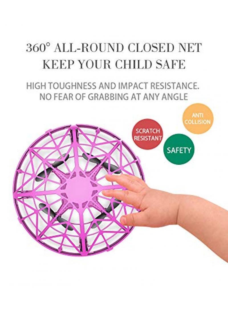 Ufo Intelligent Sensing Flying Saucer With Colorful Lights Children'S Toy Hand Controlled Induction Levitation Rechargeable Flying Toy For Birthday Gift