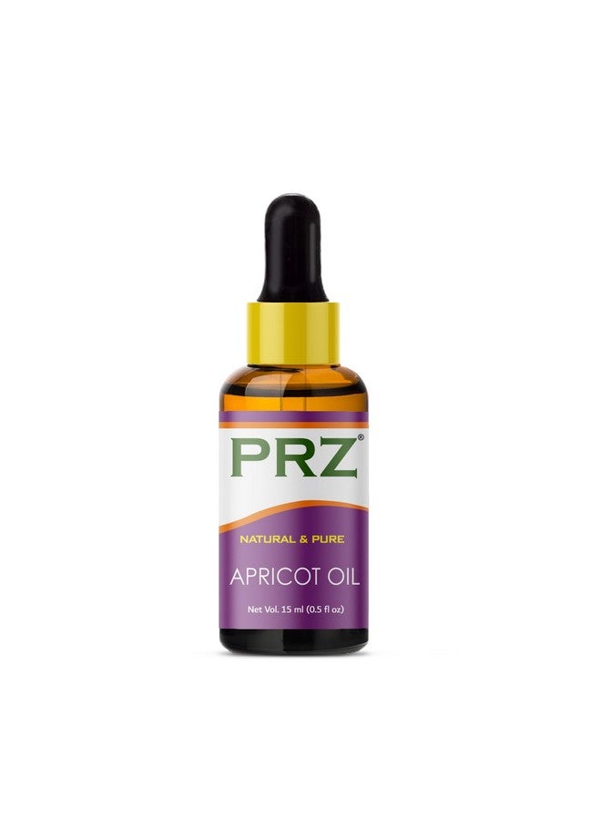 بي ار زد زيت ناقل معصور على البارد من PRZ بنكهة المشمش - زيت طبيعي نقي وذو درجة علاجية لتدليك الجسم بالروائح والعناية بالبشرة والعناية بالشعر، 15 مل - Image 3