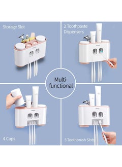 ecoco ecoco multi-colored paste, brush and cream holder organizer  - Image 3