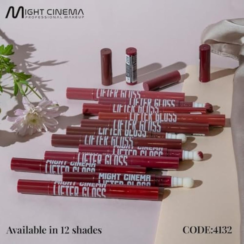 Lip Gloss,Tinted Lip Oil Long Lasting Non-sticky Shiny Lip Plumping Lip,Hydrating Moisturizing Lip Glow Oil for Looking Lips,Smooth Glossy Lip Plumper Gloss for Women (203) - Image 3