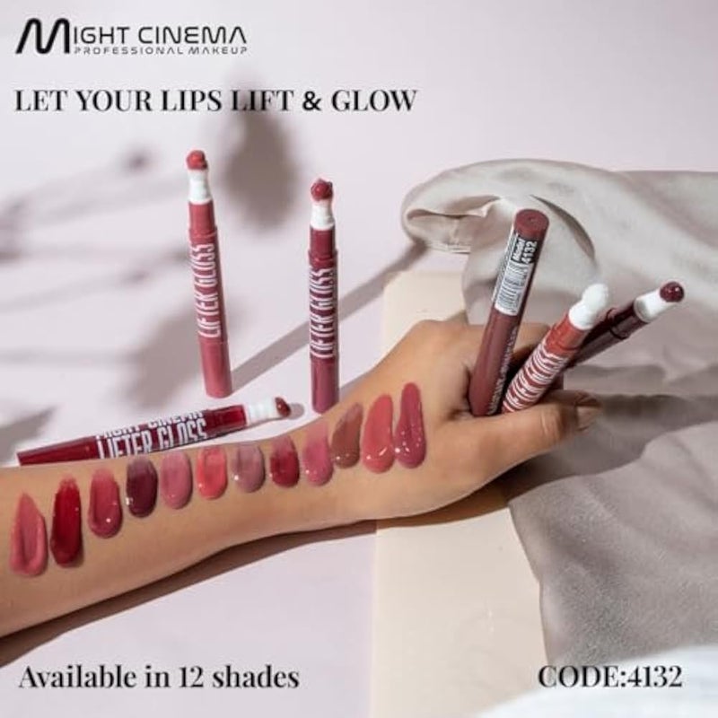 Lip Gloss,Tinted Lip Oil Long Lasting Non-sticky Shiny Lip Plumping Lip,Hydrating Moisturizing Lip Glow Oil for Looking Lips,Smooth Glossy Lip Plumper Gloss for Women (203) - Image 4