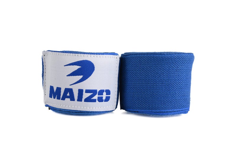 Maizo Stretchable Support Hand wrap, Workout/Boxing & Punching Great for MMA, Muay Thai, Martial Arts, Wrist Support for Adults (100, Blue) - Image 3