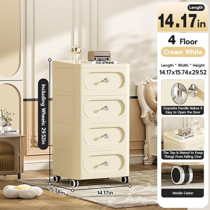 uliance uliance Organizer for ClothesModular Kitchen Storage RackWardrobe for ClothShelf for Books and ToysSpace Saving Closet for BedroomLiving RoomStackable Cabinet  - Image 2