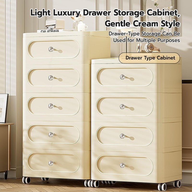 uliance uliance Organizer for ClothesModular Kitchen Storage RackWardrobe for ClothShelf for Books and ToysSpace Saving Closet for BedroomLiving RoomStackable Cabinet  - Image 3