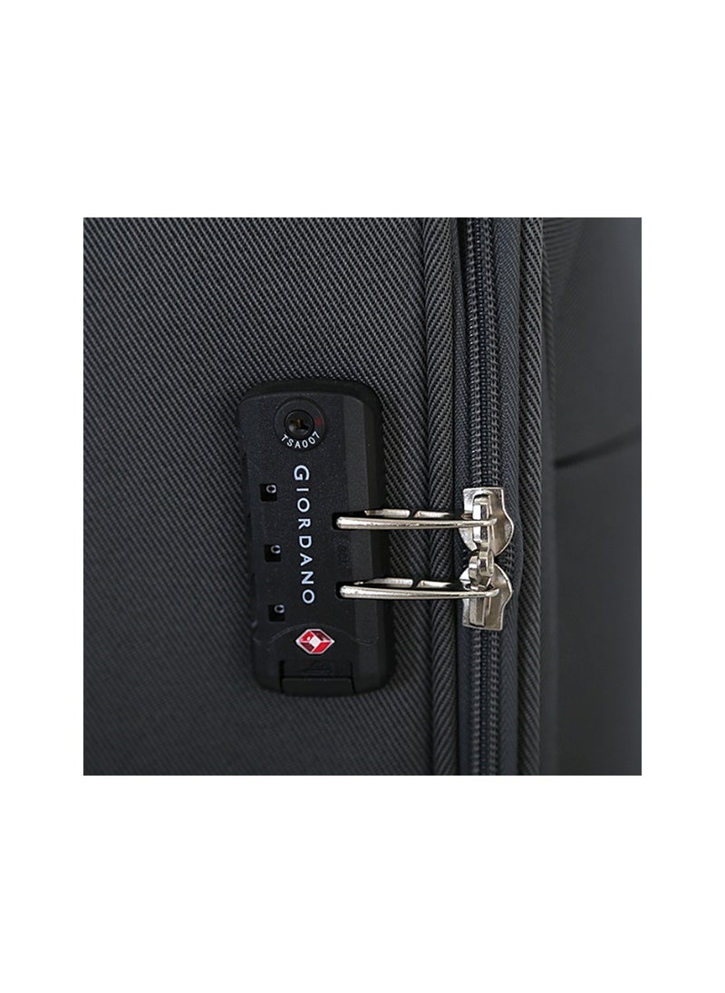 GIORDANO Giordano Piolet Cabin Luggage 16.5”,Grey  - Image 5