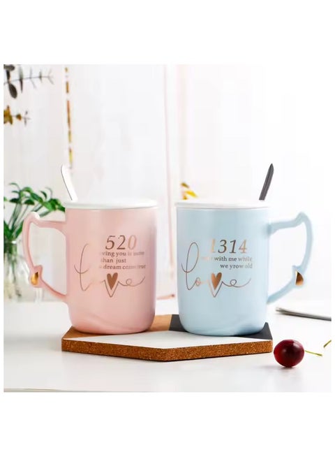 Thermal porcelain mug - multi-colored