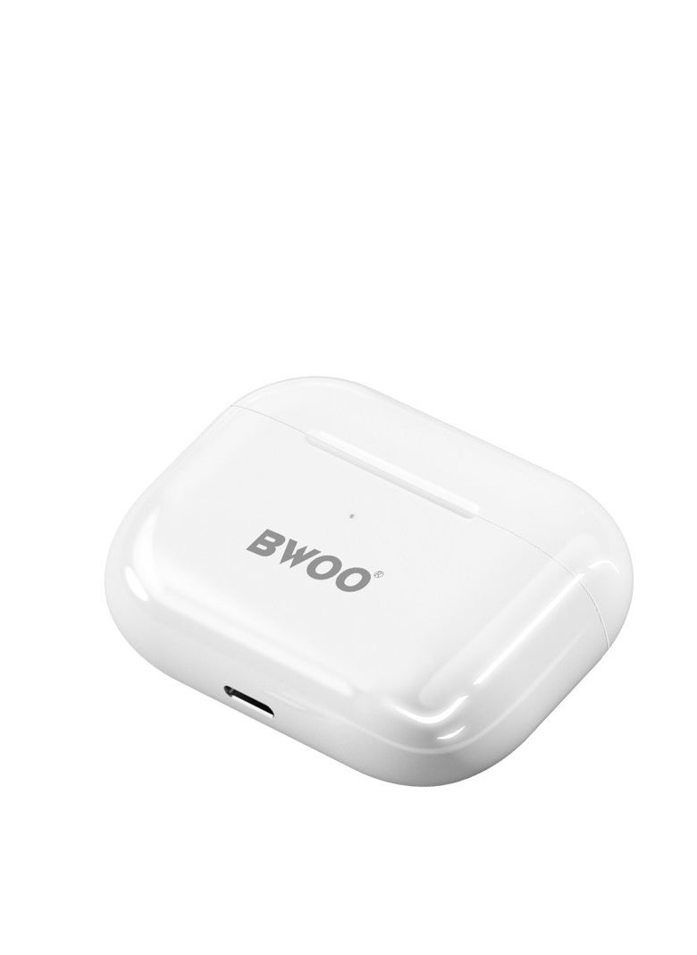 BWOO Bwoo Headphones, Hi-Fi Sound with Noise reduction Wireless Earbuds with Wireless Charging Case  - Image 2