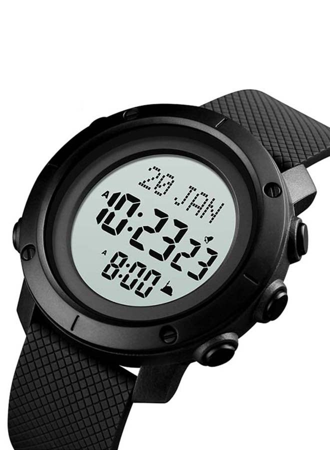 Men's 1728 Waterproof Stainless Steel Prayer Islamic Azan Watch - Image 2