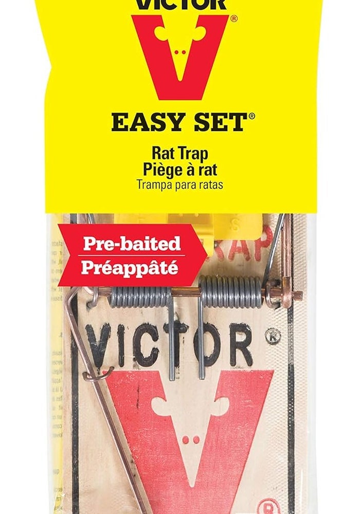 Victor M205 Easy Set Plastic Pedal Humane Snap Rat Trap - Sustainably Sourced FSC Wood - Image 2