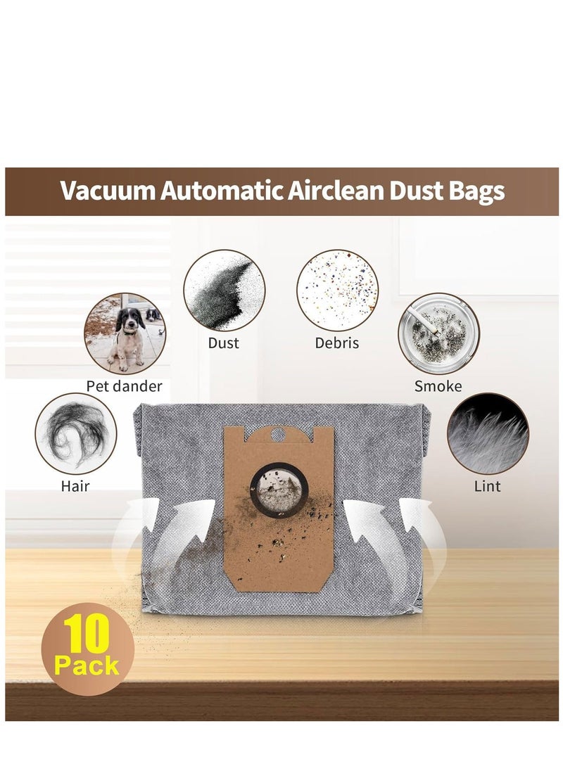 Generic - Replacement Dust Bags for Eufy Clean X8 Pro, Self-Empty Station Vacuum Bag, Auto-Empty Station, 4-Layer Vacuum Cleaner Automatic Airclean Dirt Disposal Bags Accessory Part (10 Packs) - Image 1