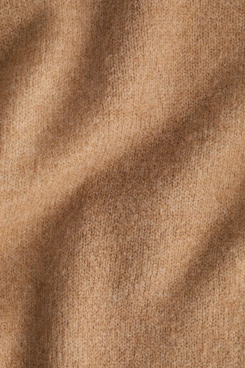 H&M Knitted polo-neck top