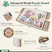 ALL4JIG 2000 Pieces 2in1 Tilting Rotating Puzzle Board 4016 x 285Adjustable Angle Puzzle Board with 4 Drawers Clear Protective Cover Birthday Gift for mom - Image 4