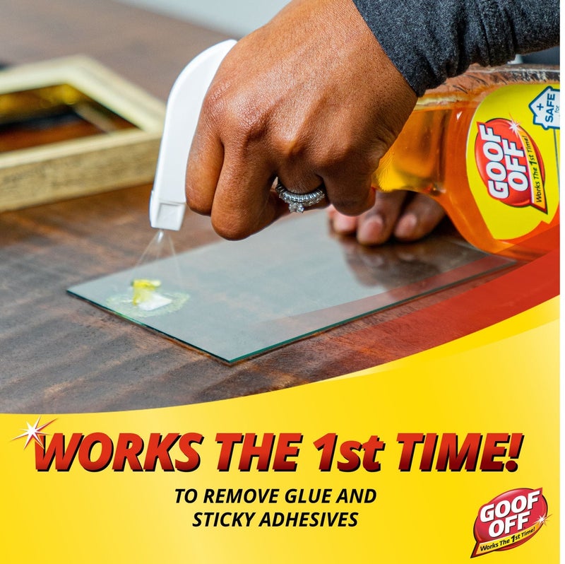 Goof Off Adhesive Gunk Remover Gel 473ml – Powerful Glue, Sticker & Residue Remover for Tape, Tar, Grease & Sticky Messes, Fast-Acting Surface Cleaner for Home, Office & Automotive Use - Image 2