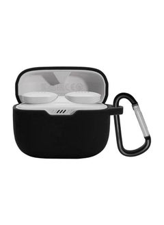 نيبمينينت حافظة متوافقة مع JBL Tune 230 NC TWS / T230NC - غطاء سيليكون لحمل سماعات الأذن - أسود  - Image 1