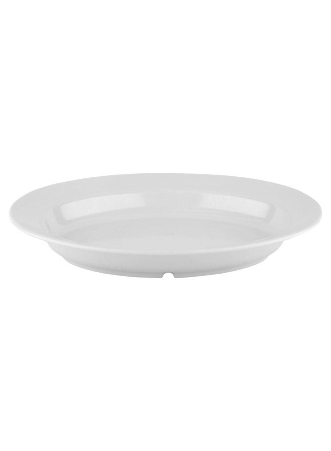 غت طبق بيضاوي كبير أبيض اللون، مقاس 18 × 13 بوصة، موديل ML-15-W - Image 3