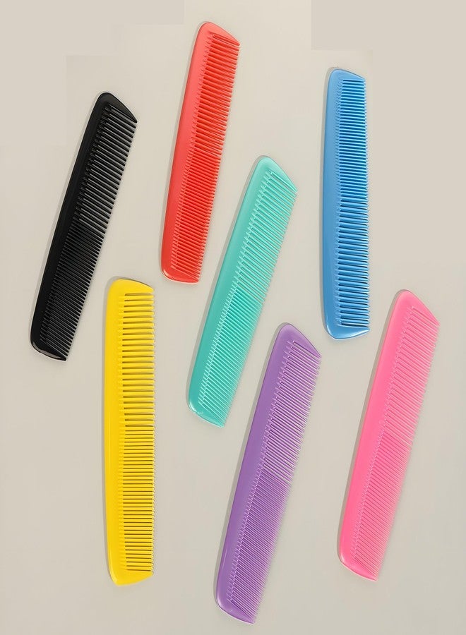 Bexter Pack of 6 Unbreakable Dual-Bristle Hair Combs, 5 Inch Assorted Colors - Strong Flexible Styling Comb Set for All Hair Types - Image 2