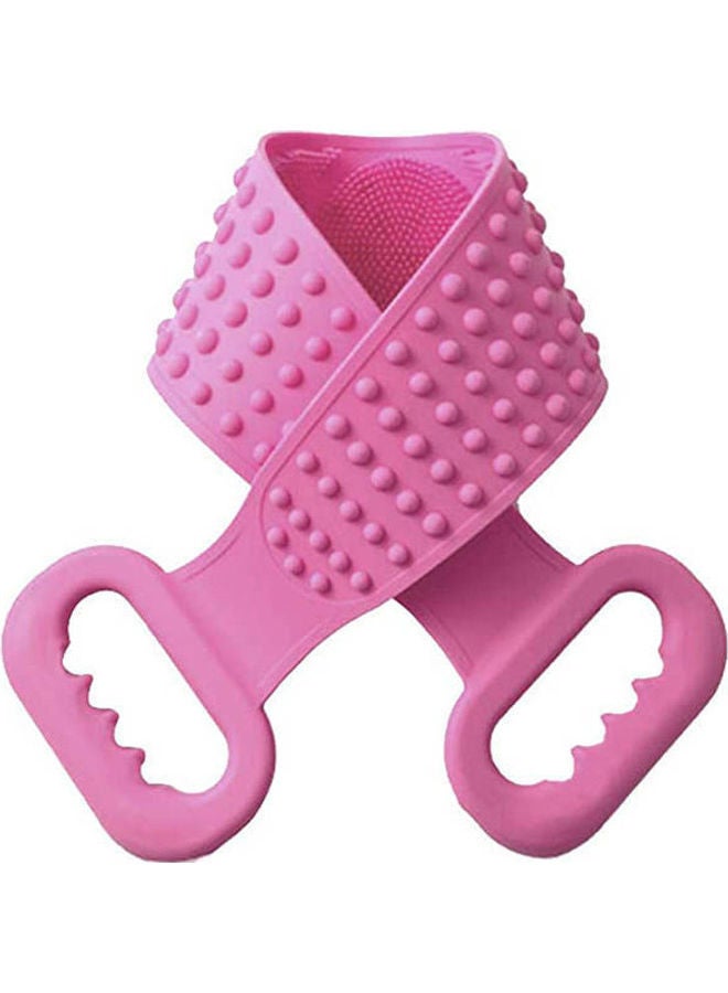NIBEMINENT Levifico Silicone Back Scrubber For Shower Pink 23.5inch - Image 1