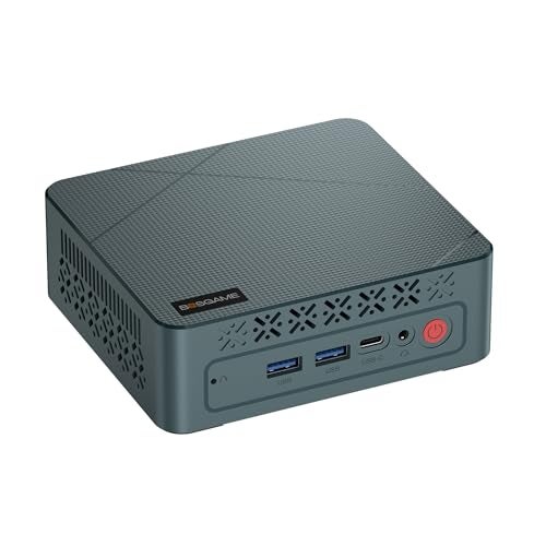 BOSGAME E3 Neo Mini PC, Intel N95 (up to 3.4GHz) 16GB DDR4 RAM 512GB SSD Mini Desktop Computer, Micro PC Support 4K Dual Display/WiFi 5/ BT5.0/ USB 3.2/2.5G LAN - Image 1