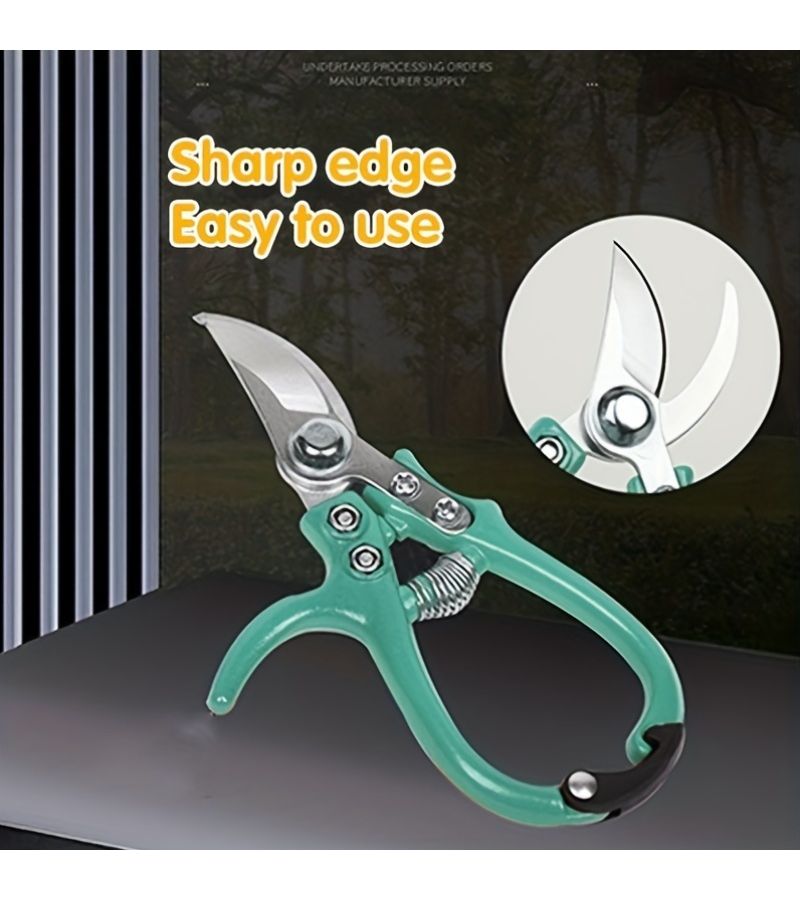 1 Piece Green Garden Pruning Scissors Household Labor Saving Flower Pruning Branch Cutting Tool - Image 5