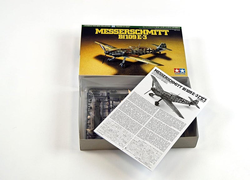 Tamiya Messerschmitt Bf109 E-3 Model Kit - 1:72 Scale Aircraft - Image 2