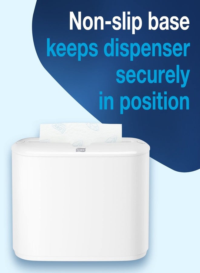 Tork Xpress Countertop Multifold Hand Towel Dispenser, White, H2/H23, One-at-a-Time dispensing, Elevation Design - 302020 - Image 4