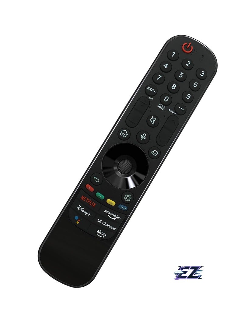 ELTRAZONE 2024 New Magic Remote AN-MR22GA Replacement for LG Smart TVs – Voice and Pointer Function, Compatible with 2021, 2022, 2023 LG UHD, OLED, QNED, NanoCell Models (MR22GA) – Easy Control, Battery Included - Image 2