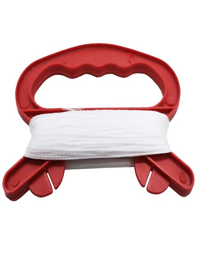 Xinlinke Pack of 10 Mini Small Kite Reel Winder Grip Line Board Red with 30m String for Beginner Fly Tiny Kites - Image 4