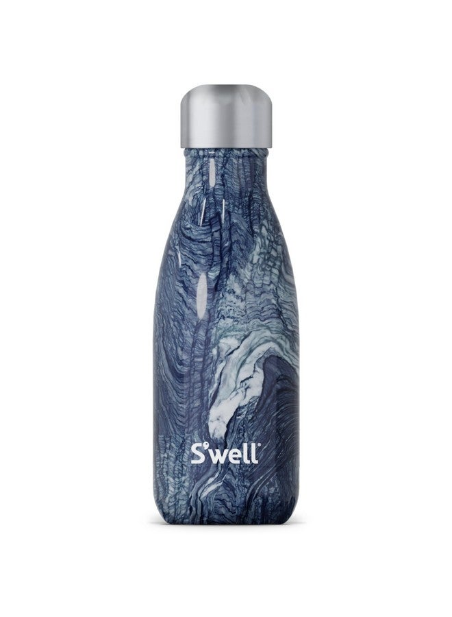 S'well S'well Stainless Steel Water Bottle, 9oz, Azurite Marble, Triple Layered Vacuum Insulated Containers Keeps Drinks Cold for 24 Hours and Hot for 12, BPA Free, Perfect for On the Go - Image 1