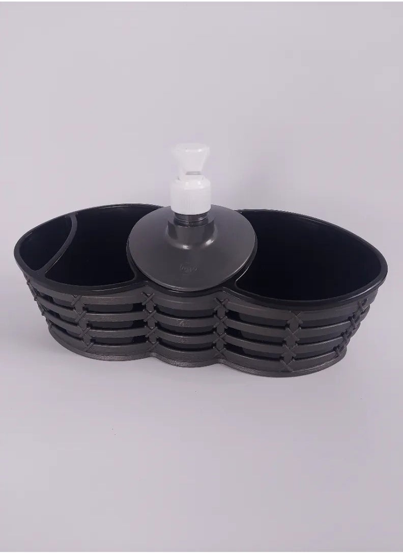 max plast Max Plast Double Basin Soap Pump Made of High Quality Plastic, Multi Color  - Image 2
