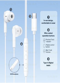 Vidvie In-Ear Headphone With Type C port Model (HS664) High Quality Stereo Sound and Excellent Microphone  - Image 4