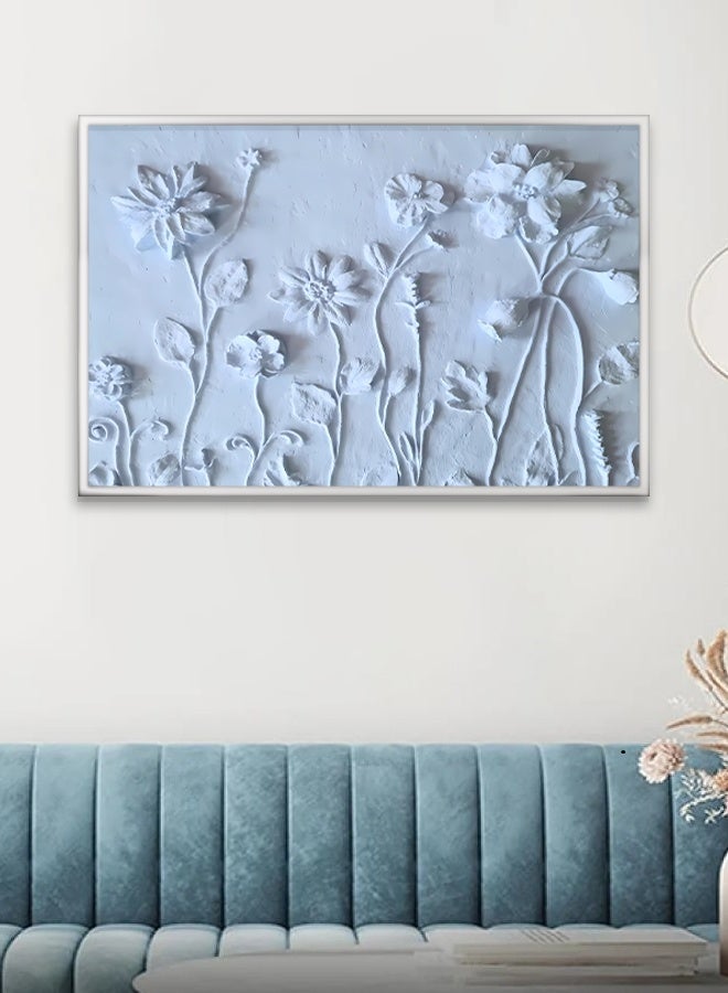 4gdran Canvas Wall Art For Wall Decoration Abstract Design With A Hollow Frame Size 120x80cm One Piece  - Image 3