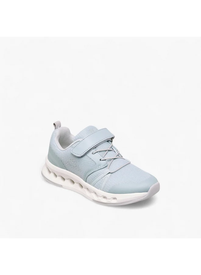 كابا Girls' Logo Detail Sports Shoes with Hook and Loop Closure