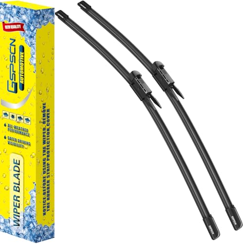 GSPSCN 2 Wipers For BMW 320i 328d 328i 330e 330i 335d 335i 340i M3 M340i M4 ActiveHybrid 3 Audi A3Original Equipment Windshield Wiper Blades Set 2419Set of 2 - Image 1