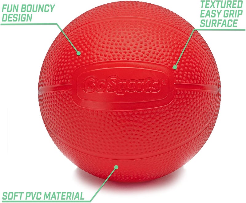 GoSports GoSports 6 Inch Replacement Balls for Little Tikes GoSports Tot Shot and Other Childrens Basketball Hoops  Soft 3 Pack Toddler Basketballs with Pump - Image 5