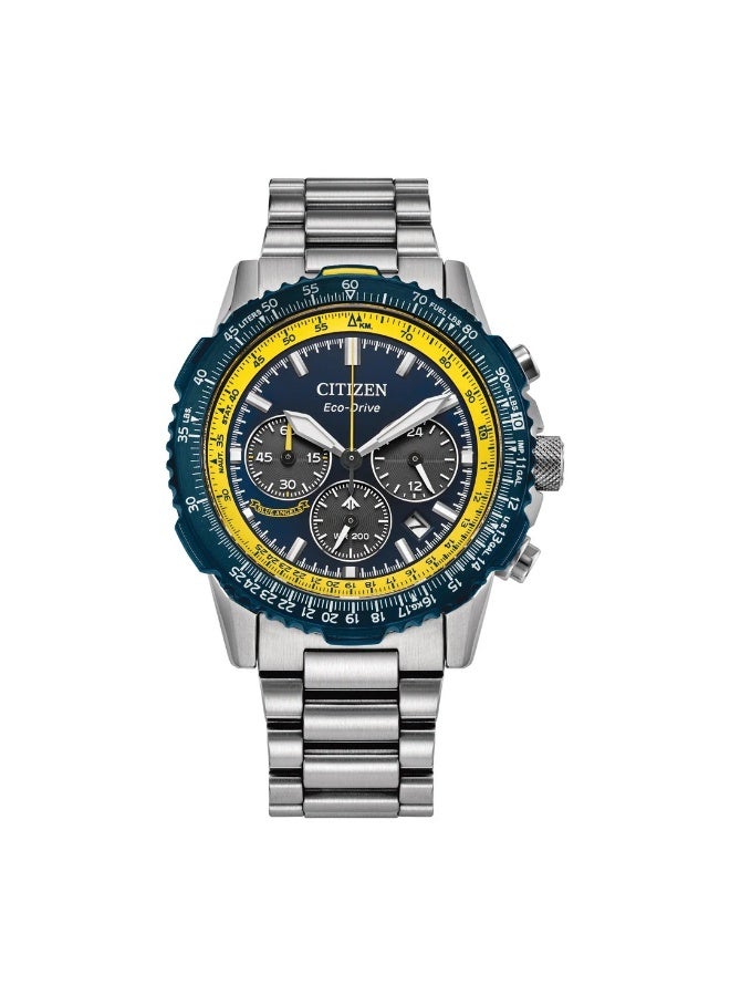 CITIZEN Eco‑Drive Promaster Navihawk CA4667‑53L, 40 mm Blue Dial, Stainless Steel Case & Bracelet, 200 m WR - Image 2