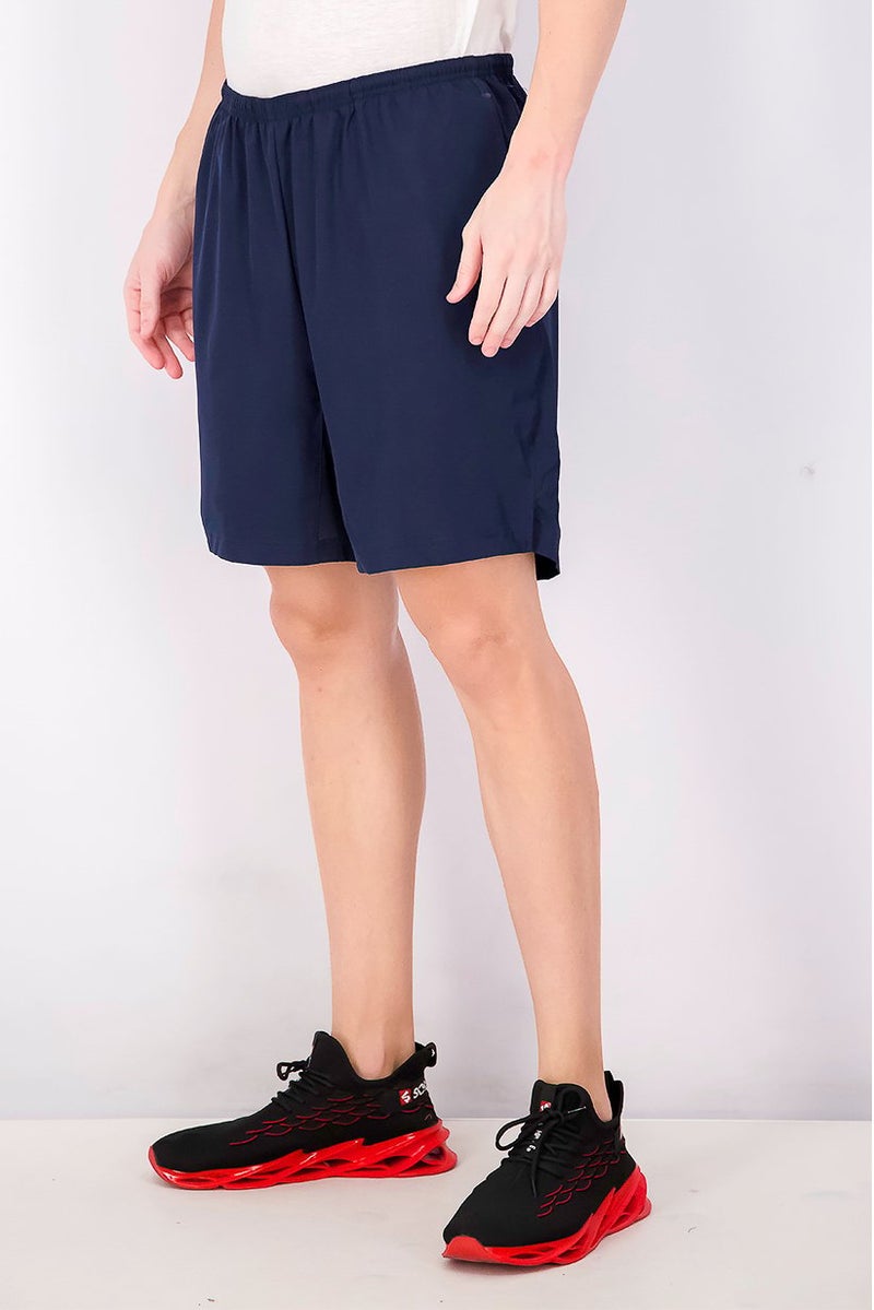 Rainforest Men Sportswear Fit Training Shorts, Navy - Image 4