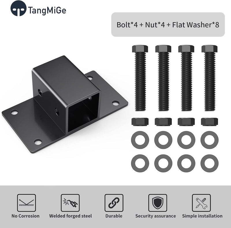 TangMiGe 2 Inch Receiver Towing Hitch for Tractor Bucket, RV, UTV, Truck - 12000lbs Capacity - Image 2