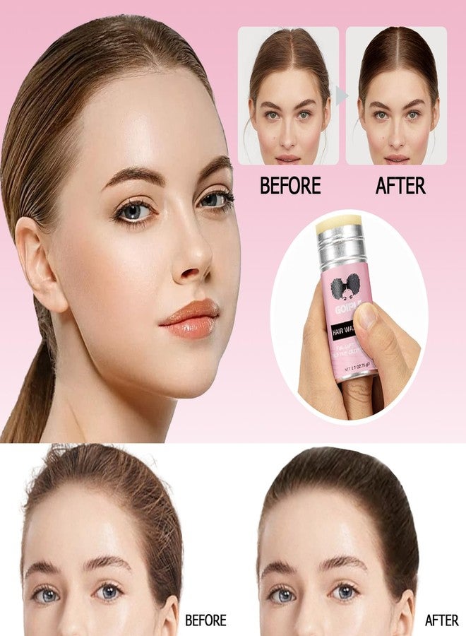 Goiple Hair Wax Stick - Long-Lasting, Smoothing & Slick Pomade Stick for Hair Wigs, Styling Waxes for Fly Away & Edge Frizz Hair, 2.7oz each - Image 4